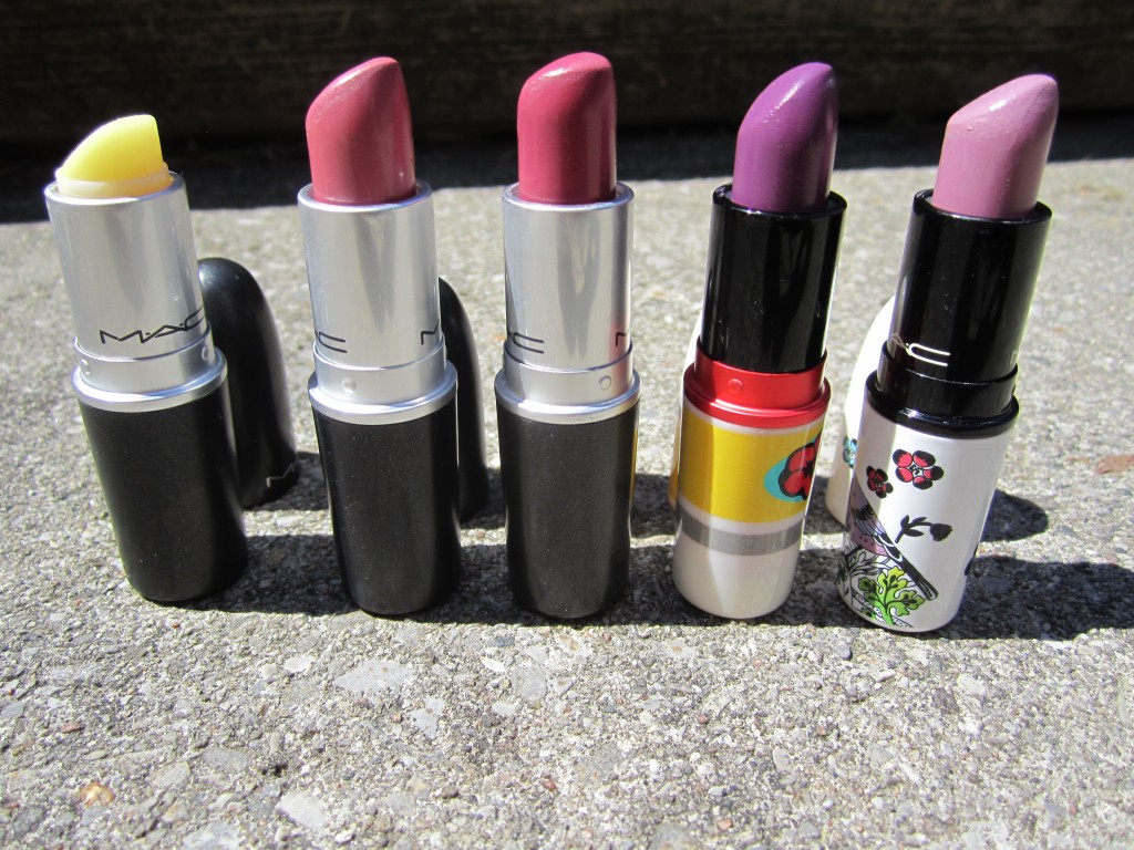 MAC lipsticks